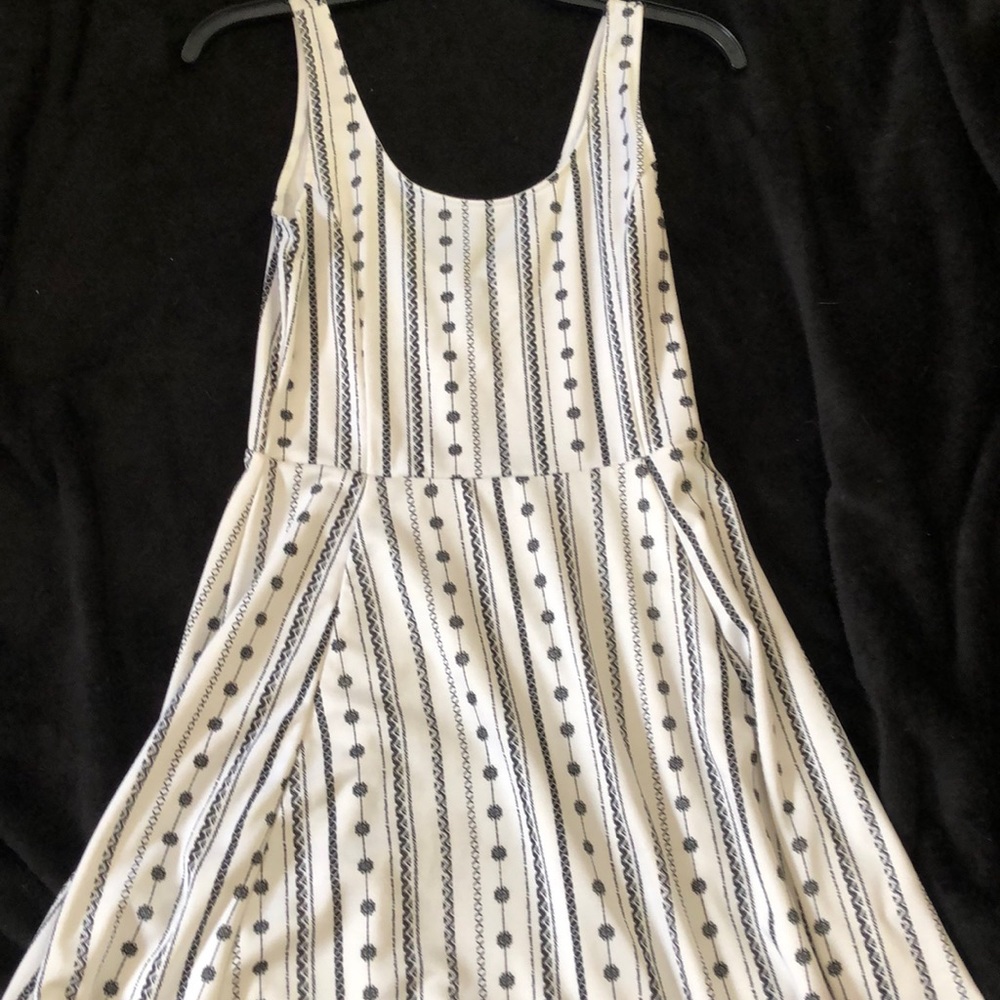 Black and white boho designed sun dress ☀️☀️